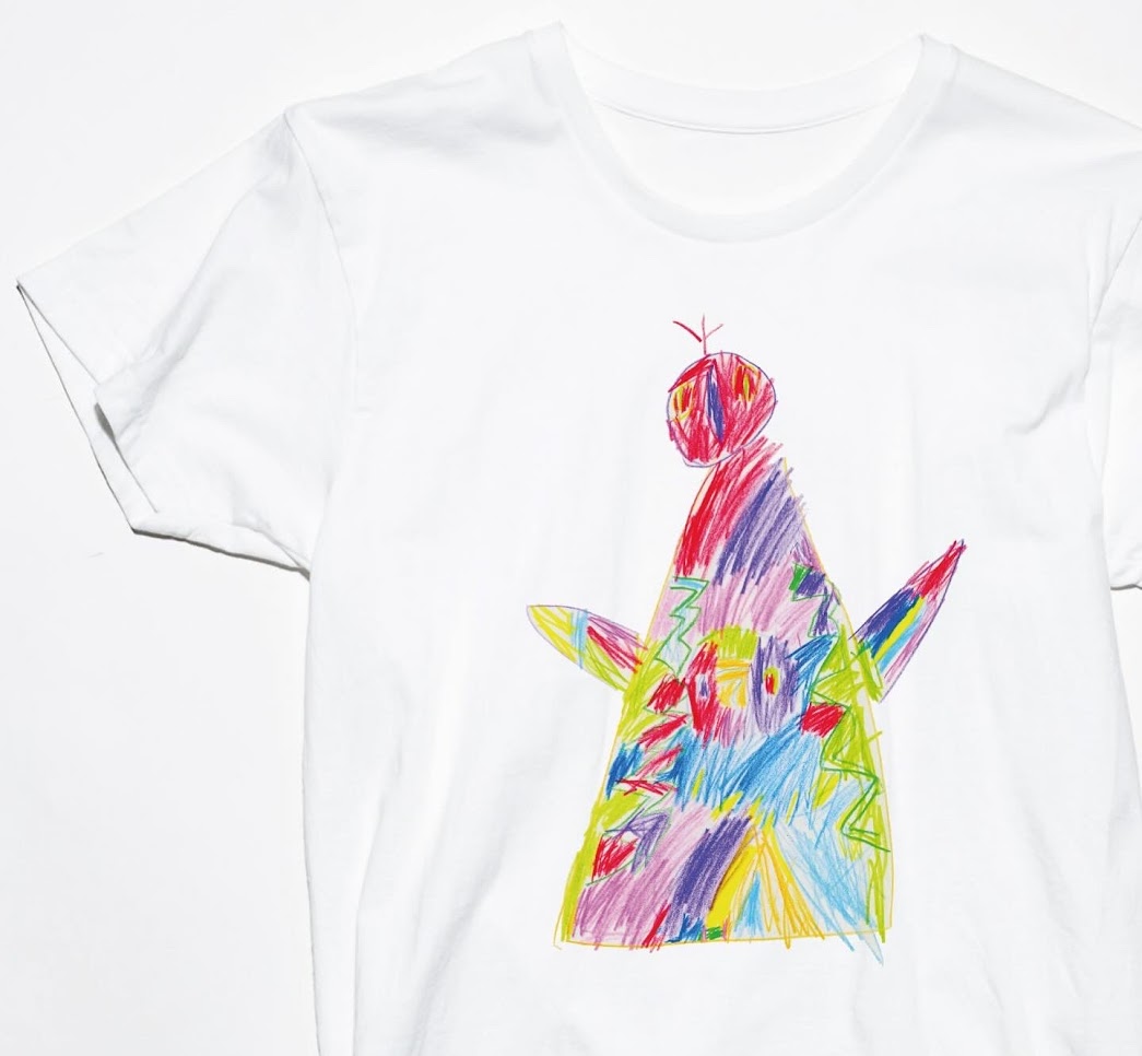 【制作事例】子どもが描いた絵をそのままTシャツに｜泉佐野・記念ギフト